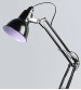 Long Arm Table Lamp, Lamp for Doctor, Study, Office Uses, or Industrial Work, Black Color 